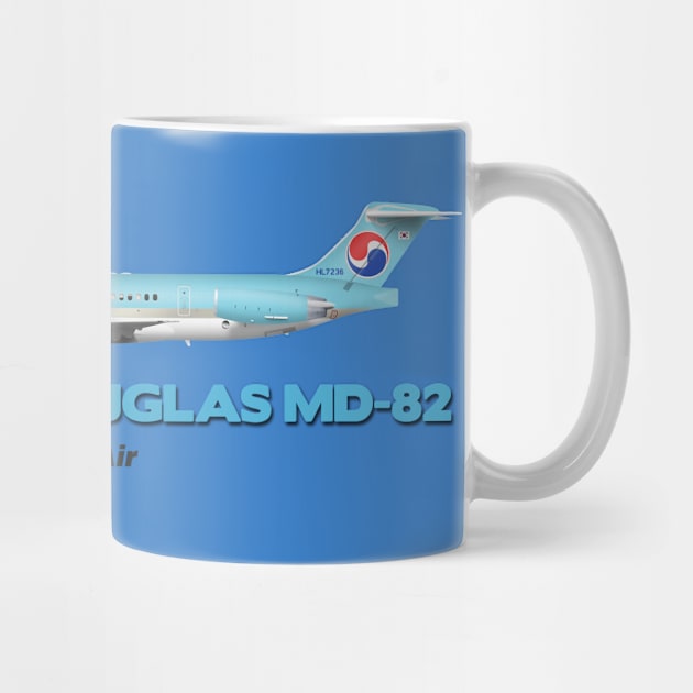 McDonnell Douglas MD-82 - Korean Air by TheArtofFlying